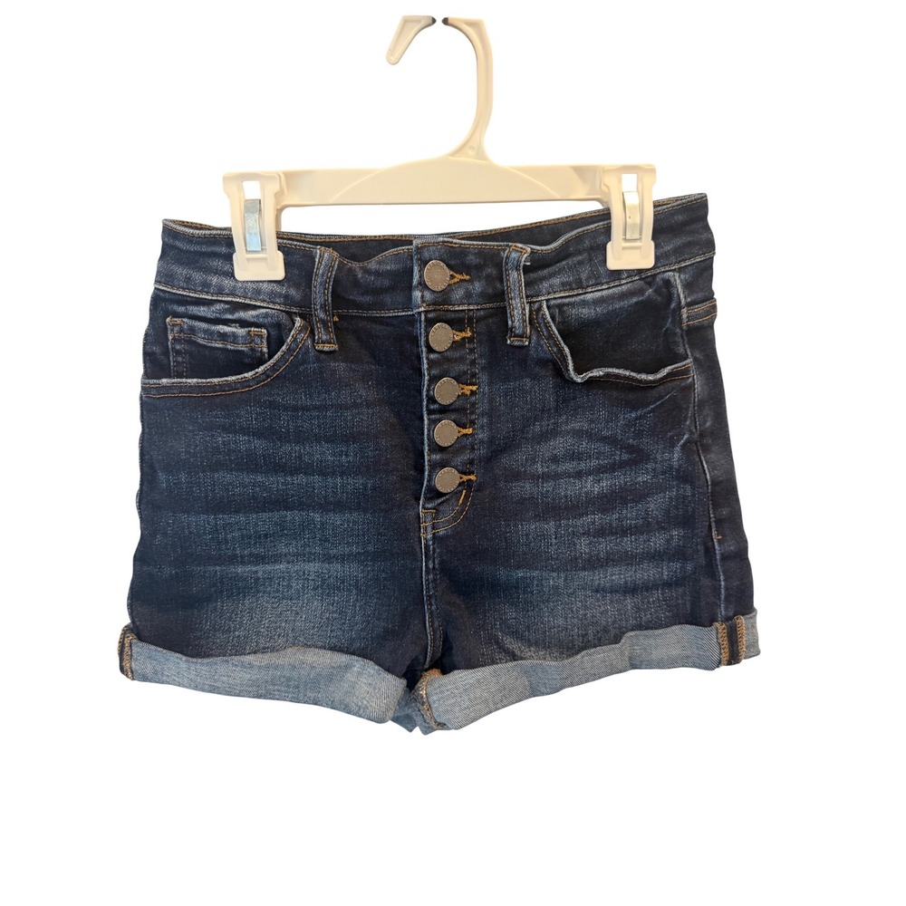 KanCan-Kirby- Ultra High Rise Button Fly Denim Shorts Size 26 – Barely Worn